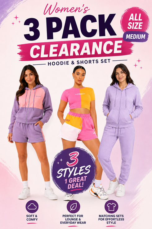 3 Pack Women’s Tracksuit Clearance Bundle - From £5.66 Per Unit