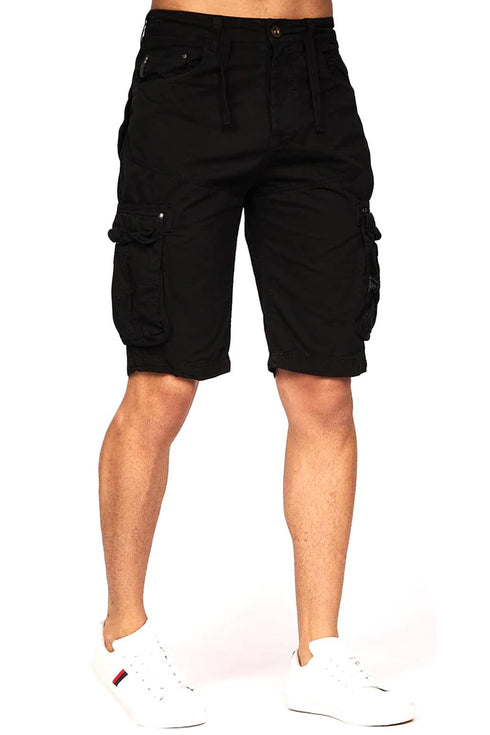 Crosshatch Mens Knee Length Cargo Shorts