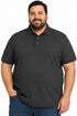 Men’s Plus Size Plain Polo Shirts - 3XL to 6XL