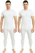 2 Pack Men's Short Sleeve Long Johns Thermal Set