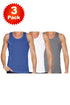 3 Pack Mens Plain Cotton Vest