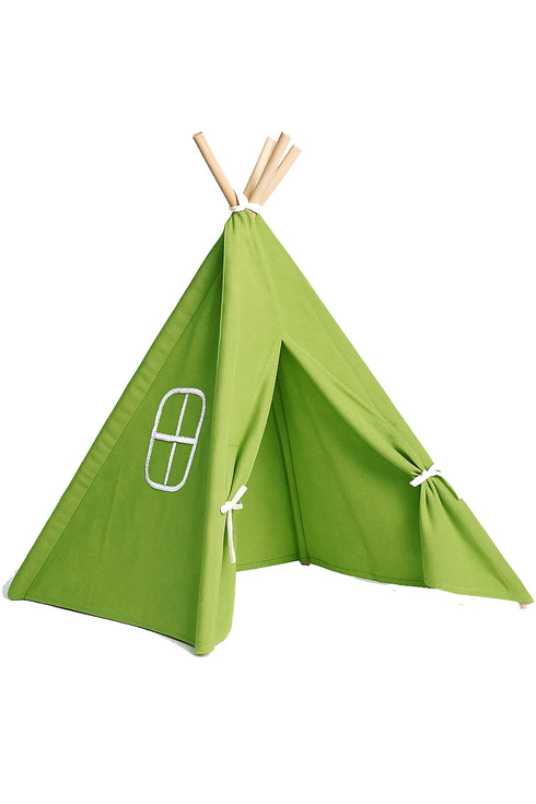 Kids Play Tent Teepee - Indoor Foldable Playhouse for Toddlers & Children