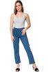 Women Plus Size High Waist Straight Leg Jeans