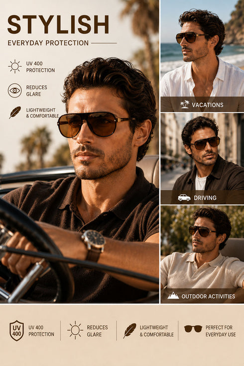 8 Pack Fashion UV400 Protection Sunglasses