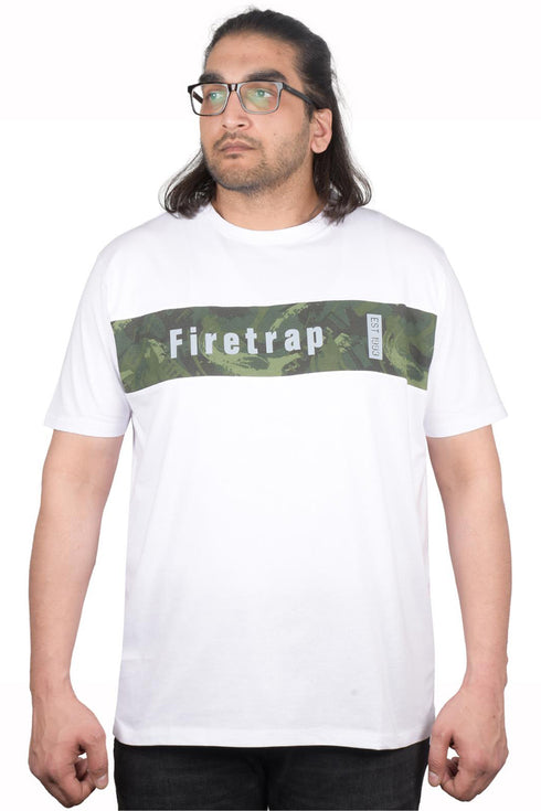 Fire Trap Mens Cotton Casual T-shirt
