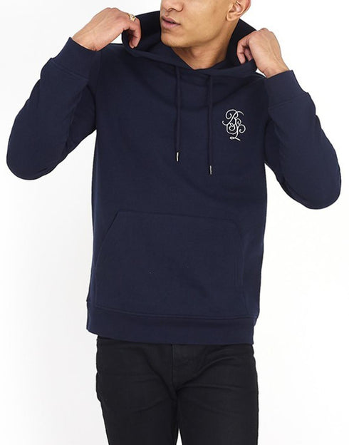 Men’s Black Pullover Hoodie with Chest Logo