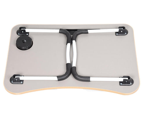 Portable Laptop Table for Bed Adjustable Folding Bed Desk Tray
