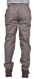 Men Elasticated Waist Work Casual Rugby Trouser - Grey