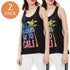 2 Pack Womens Camisole Tank Top