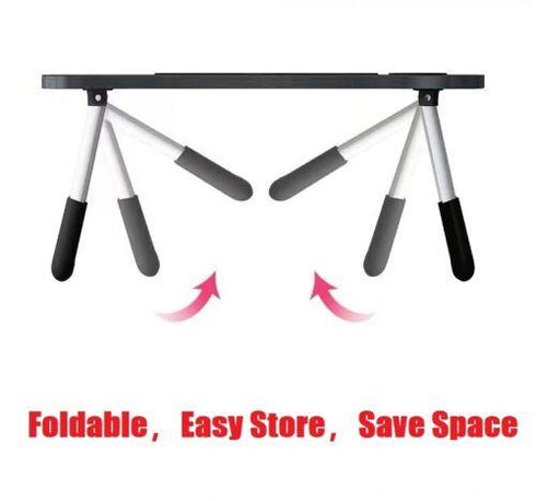Portable Laptop Table for Bed Adjustable Folding Bed Desk Tray