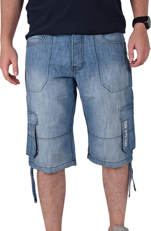 Mens Knee Length Cargo Shorts