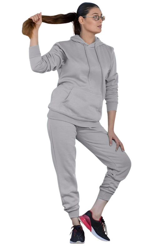 Ladies Plain Pull Over Tracksuit