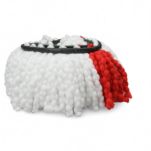 Triangle Spin Mop Refill Heads – 6 Pack Microfiber Replacement Mop Heads for 360° Spin Mop System | Wet & Dry Use