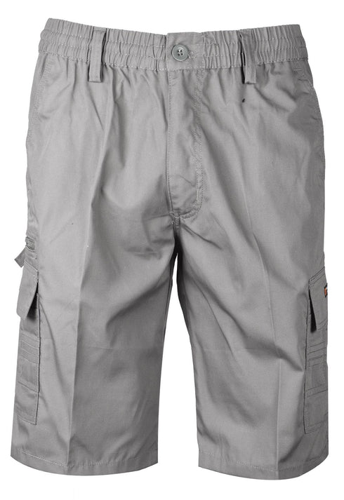 Men 3/4 Elasticated Waist Cargo Combat Shorts