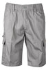 Men 3/4 Elasticated Waist Cargo Combat Shorts