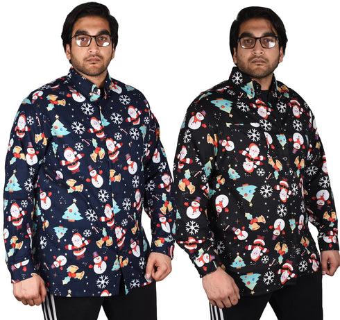 Mens Long Sleeve XMAS Shirts