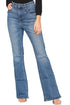 Women’s Blue High Waisted Flared Jeans - 0014A