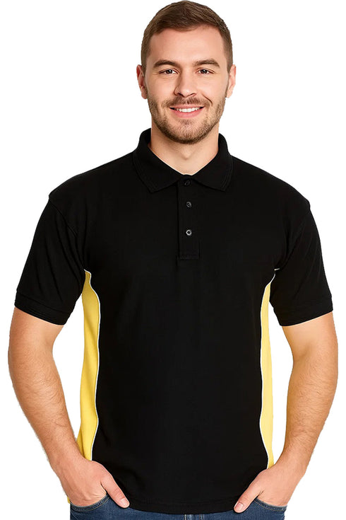 Mens Short Sleeve Polycotton Polo T-Shirts