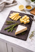 Natural Slate Cheese Board Serving Platter for Cheese, Charcuterie & Kitchen Display - 2/4 Pack