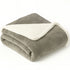 Plain Ultra Soft Sherpa Fleece Blankets – Reversible Plush Throws for Bed, Sofa & Home Decor