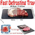 Aluminium Quick Defrost Food Plate