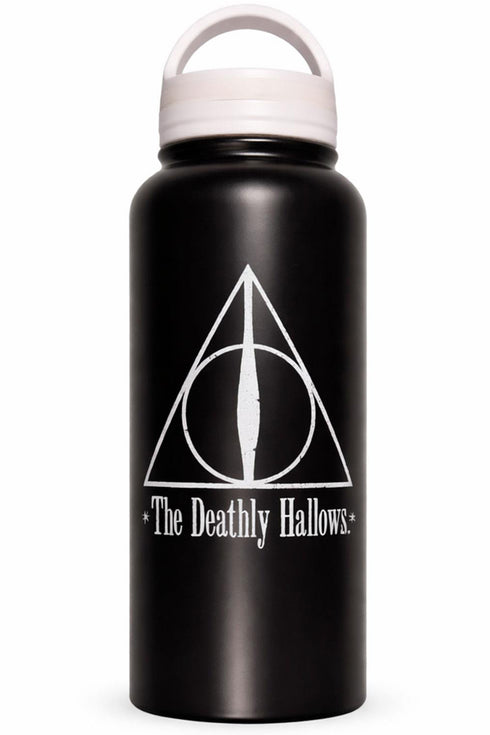Printed Stainless Steel Water Bottle – Reusable Black Bottle with Harry Potter, Joker & Movie Designs