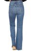 Women’s Blue High Waisted Flared Jeans - 0014A