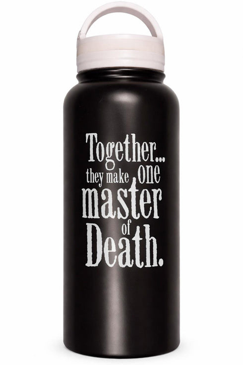 Printed Stainless Steel Water Bottle – Reusable Black Bottle with Harry Potter, Joker & Movie Designs
