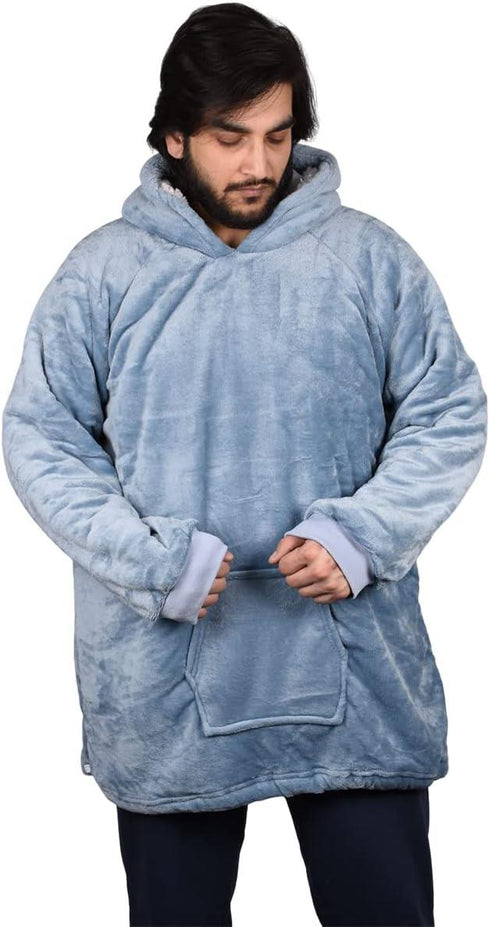 4-Pack Unisex Blanket Hoodies – Soft, Lightweight & Oversized for Adults