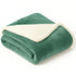 Reversible Sherpa Fleece Blanket | Plush Sofa & Bed Throw