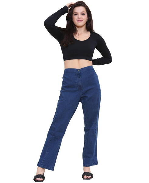 True Face Women's Jeans Straight Indigo BB_W_Jeans_SR231ST_IND_6S