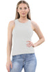 6 Pack Womens Sleeveless Slim Fit Ribbed Tank Top