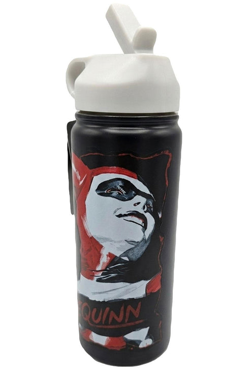 Printed Stainless Steel Water Bottle – Reusable Black Bottle with Harry Potter, Joker & Movie Designs