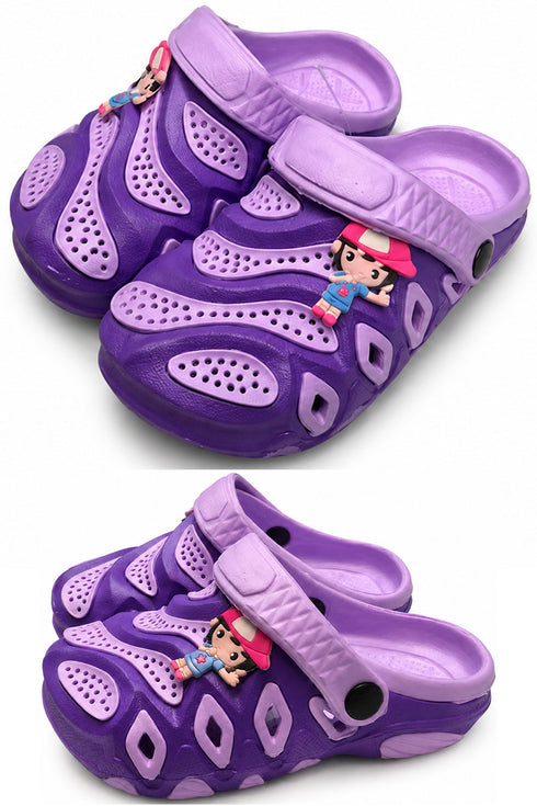 Kids Colourful Lightweight Clogs - Non-Slip Sandals
