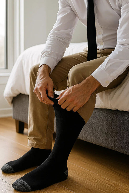 Men's Premier Work Socks – Heavy Duty, Cushioned, Antibacterial, Multi-Pack