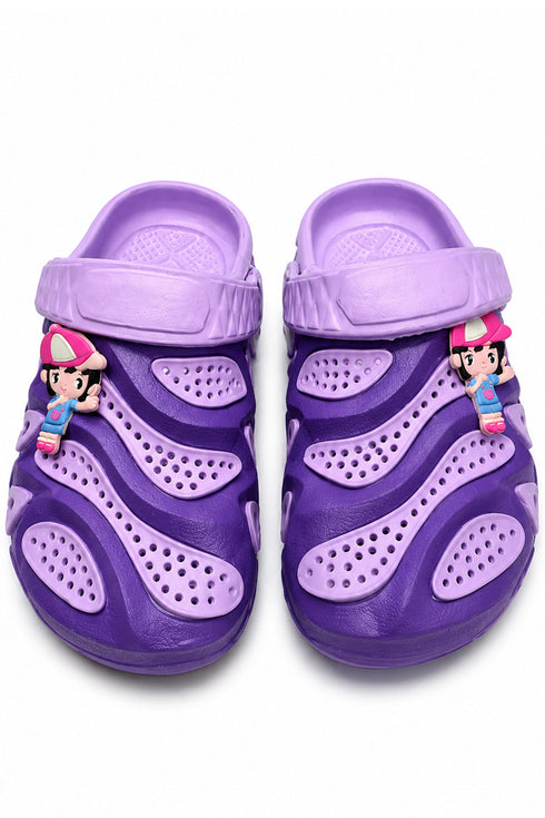 Kids Colourful Lightweight Clogs - Non-Slip Sandals