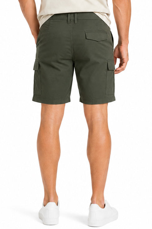 Men’s Cargo Combat Shorts – Cotton Blend Multi Pocket Summer Shorts