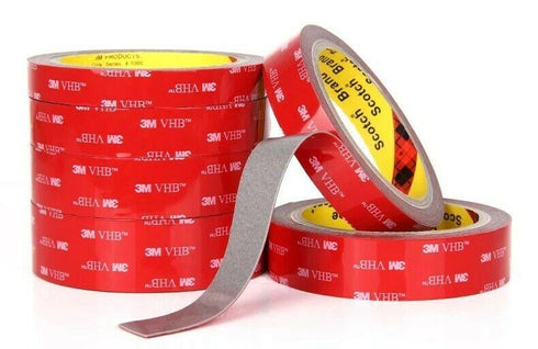 3M VHB Double Sided Acrylic Tape - Clear or Grey