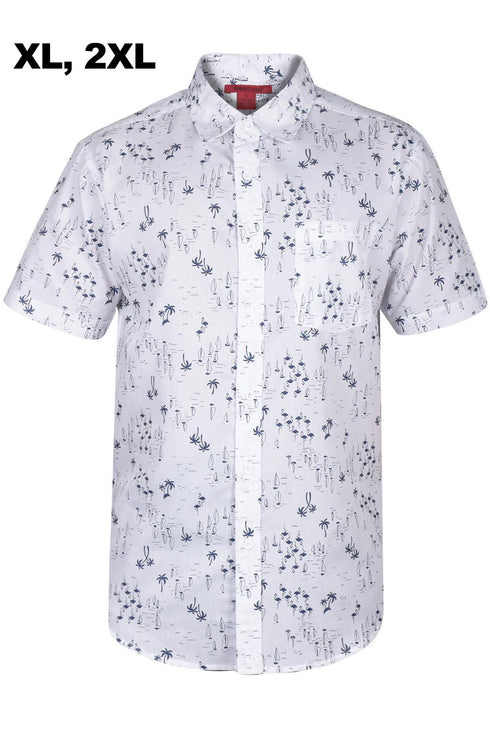26 Pack Men’s Assorted Short Sleeve Beach Shirts - From £3.46 Per Unit