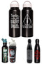 Printed Stainless Steel Water Bottle – Reusable Black Bottle with Harry Potter, Joker & Movie Designs