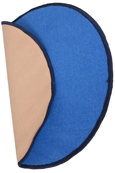 5 Pack Non Slip Blue Rubber Round Door Mat