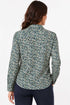 Women Green Long Sleeve Collared Shirt