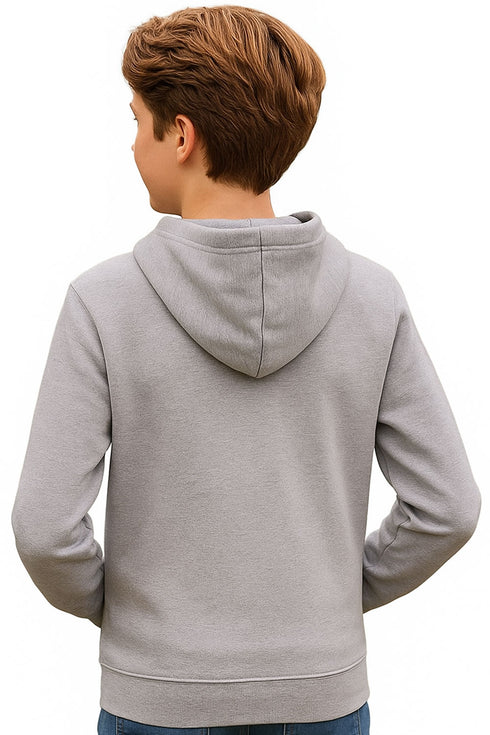 Kids Unisex Plain Zip up Hoodie - Same Cord