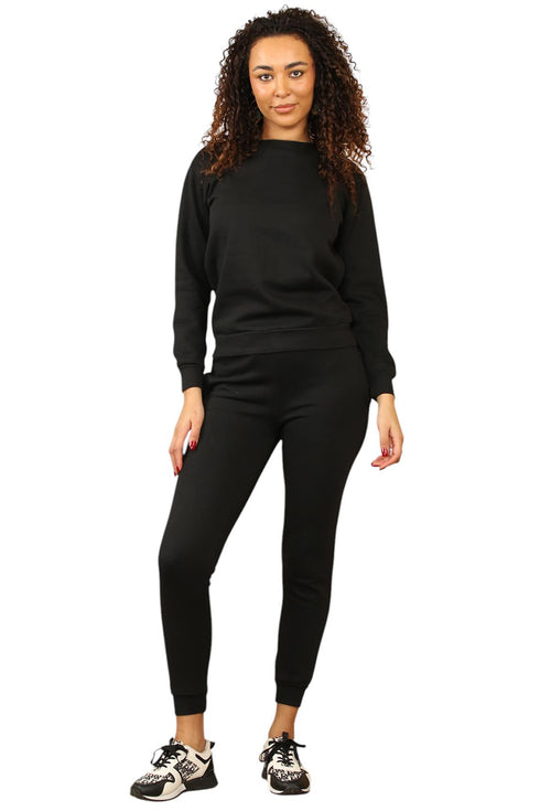 Ladies Plain Long Sleeve Tracksuit