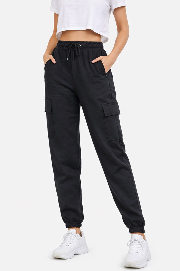 Ladies Fleece Cargo Trousers