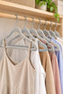 20 Pack Velvet Clothes Hangers with Non-Slip Bar and Shoulder Notches