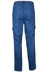 Men Stone Elasticated Waist Cargo Jeans Trouser - 3XL