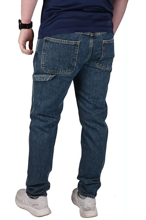 Mens Denim Straight Leg Jeans