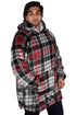 Blanket Oversized Hoodie - Heavy Check