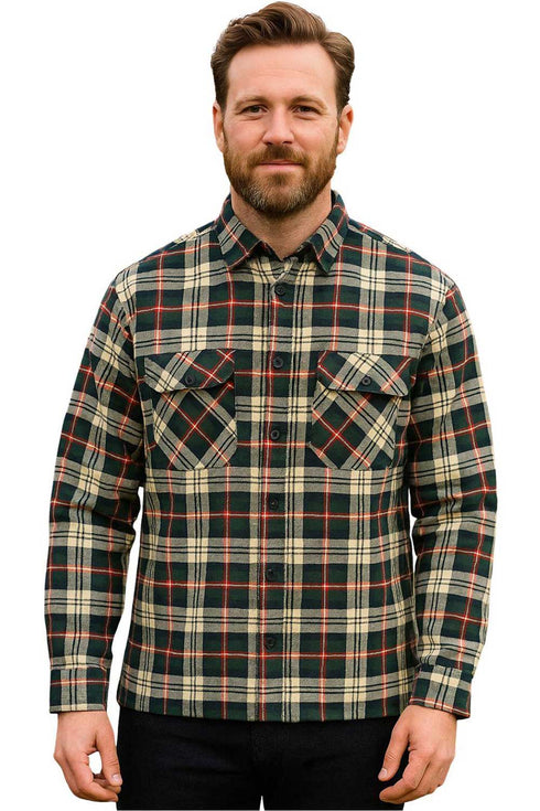 Men’s Classic Button Up Flannel Shirt